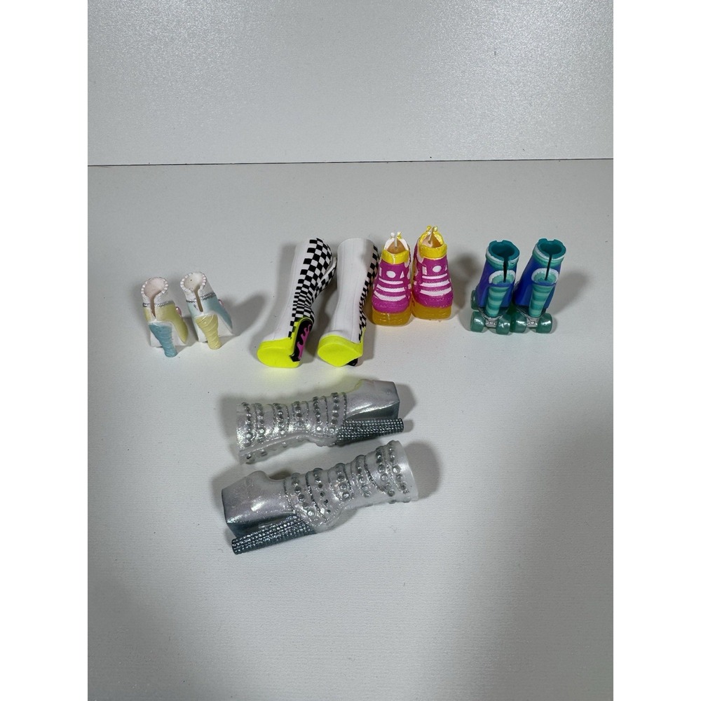 LOL Surprise Dolls OMG Doll Replacement Shoes Lot Of 5 Pairs Rollerblades Boots